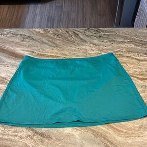 Lands' End Teal Swim Skirt